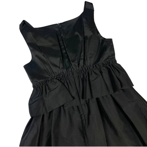 Jill Stuart Dress Black Red Colorblock Sleeveless Fit & Flare A-Line‎ Women's 4 - Picture 7 of 13
